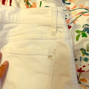 White denim high-rise Madewell Jeans